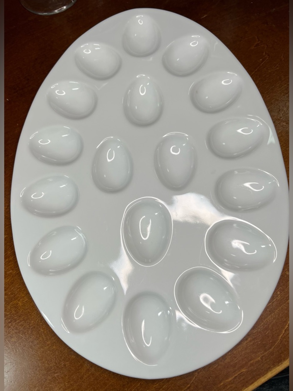 Threshold porcelain deviled egg tray from Target 18 count - Picture 3 of 7